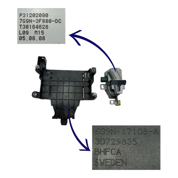 Kit Code Modulo Injeção Volvo Xc70 2009 Usado