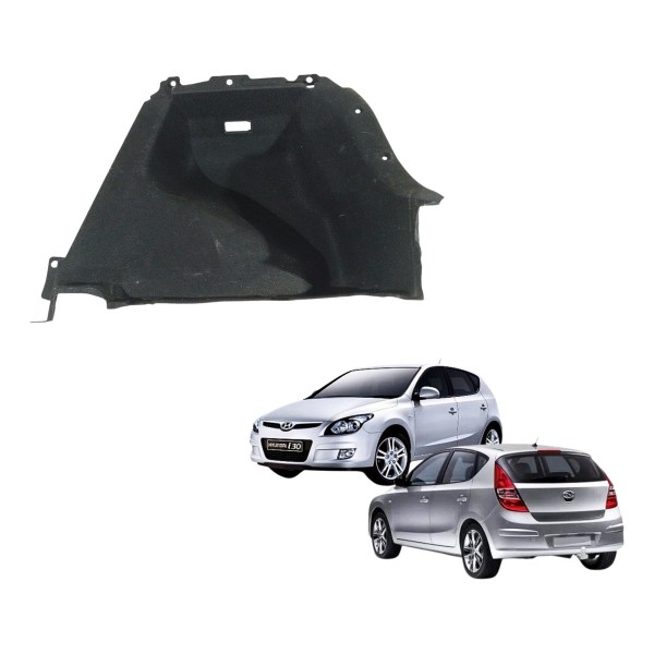 Forro Tecido Direito Porta Mala Hyundai I30 2009 2012 Usado