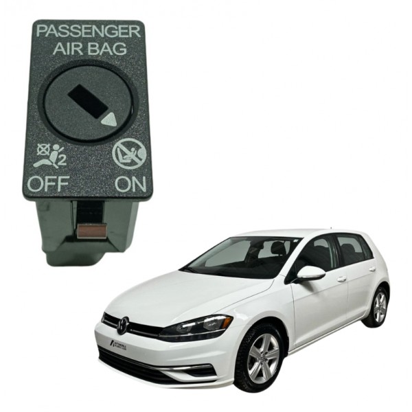 Botão Off Bolsa Passageiro Vw Golf Tsi Ac 2015 Usado