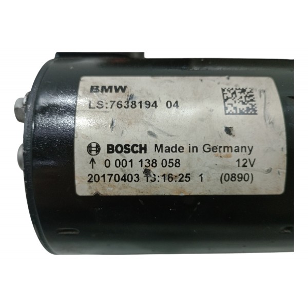 Motor Arranque Partida Bmw 320i 2.0 2015-18 0001138058 Usado