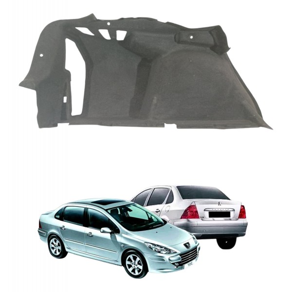 Forro Tecido Esquerdo Porta Mala Peugeot 307 Sedan Usado