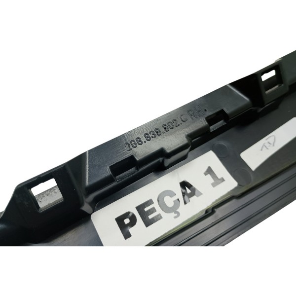 Aplique Moldura Porta Externa Vw Polo Tsi 2019 2023 Usado