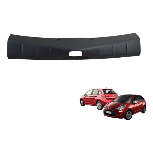 Acabamento Soleira Porta Mala Citroen C3 2013 2017 Usado