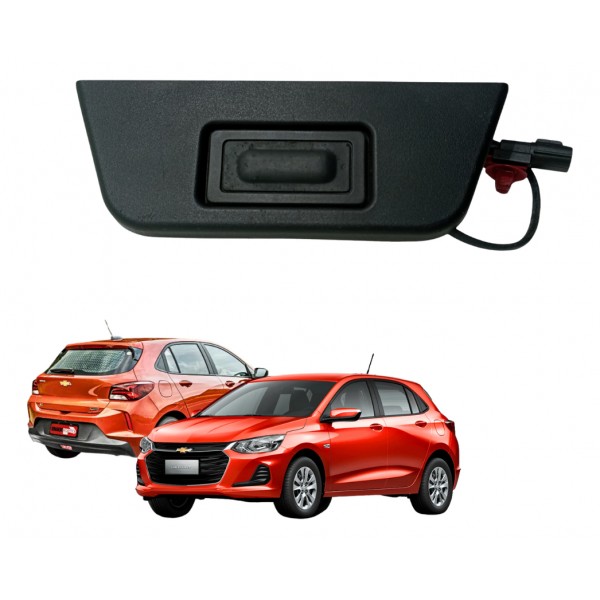 Moldura Botão Tampa Traseira Gm Onix 2020 2023 Hatch Usado