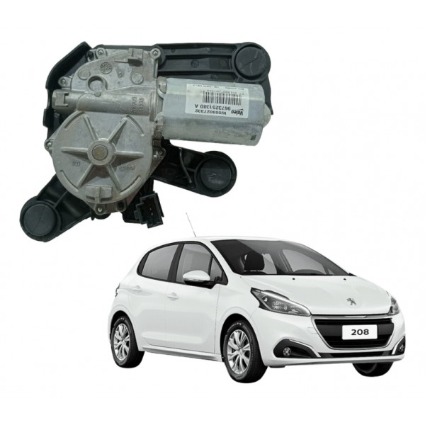 Motor Limpador Vidro Traseiro Peugeot 208 Active 2014 Usado
