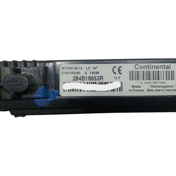 Modulo Conforto Bcm Fluence 2.0 284b18853r Original Usado