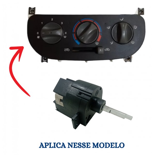 Botão Interruptor Do Ar Condicionado Fiat A41001400 Usado