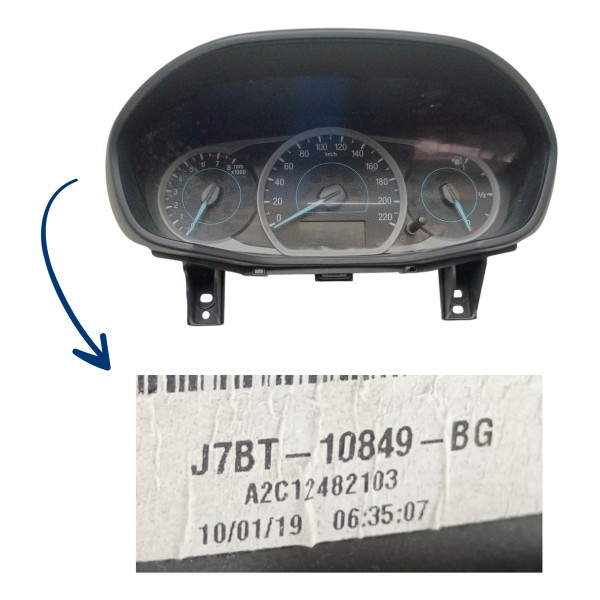 Kit Code Modulo Injeção Ford Ka 1.5 3cc 2019 21 Dragon Usado