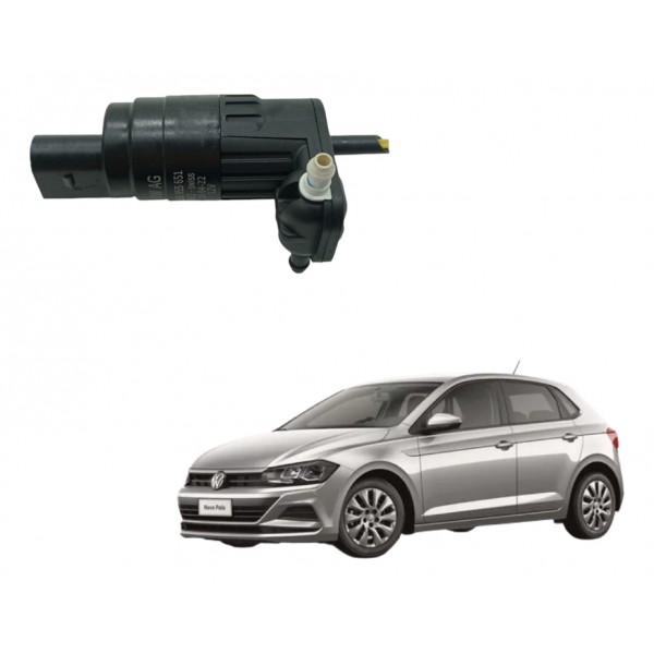 Bomba Motor Esguicho Parabrisa Vw Polo Tsi 2018 2023 Usado