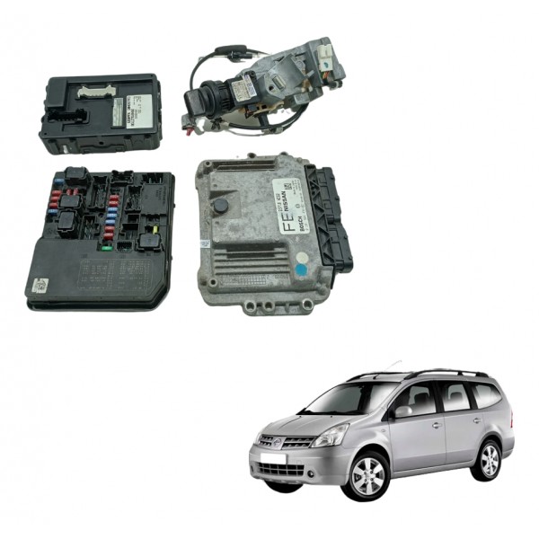 Kit Code Modulo Injeção Grand Livina 1.8 Aut 2009 2010 Usado