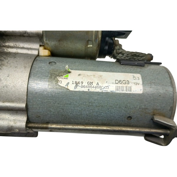 Motor Arranque Partida Citroen C3 C4 1.6 964864468003 Usado