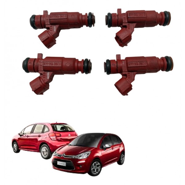 Jogo Bico Injetor Citroen C3 C4 Peugeot 208 1.5 8vflex Usado